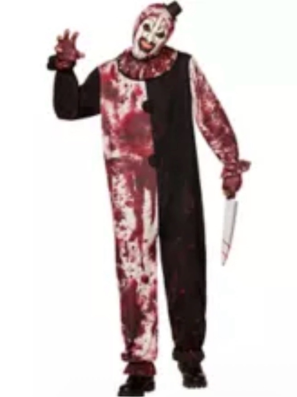 Terrifier 2 Art the Clown Bloody Adult Plus Size Costume (2XL) 48-52 NWT